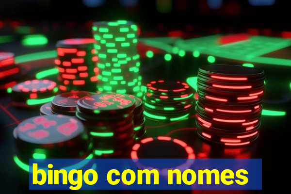 bingo com nomes